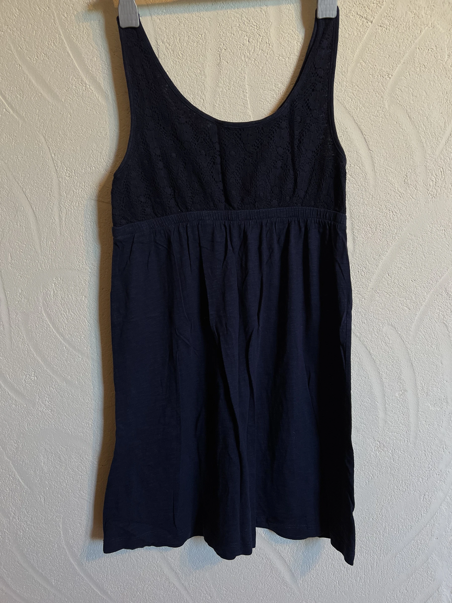 🫐 Cache Cache navy blue short dress – S – fluid & chic casual – photo 6